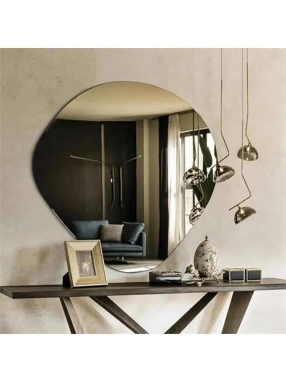 Irregular Wavy Asymmetrical Wall Mirror – 20